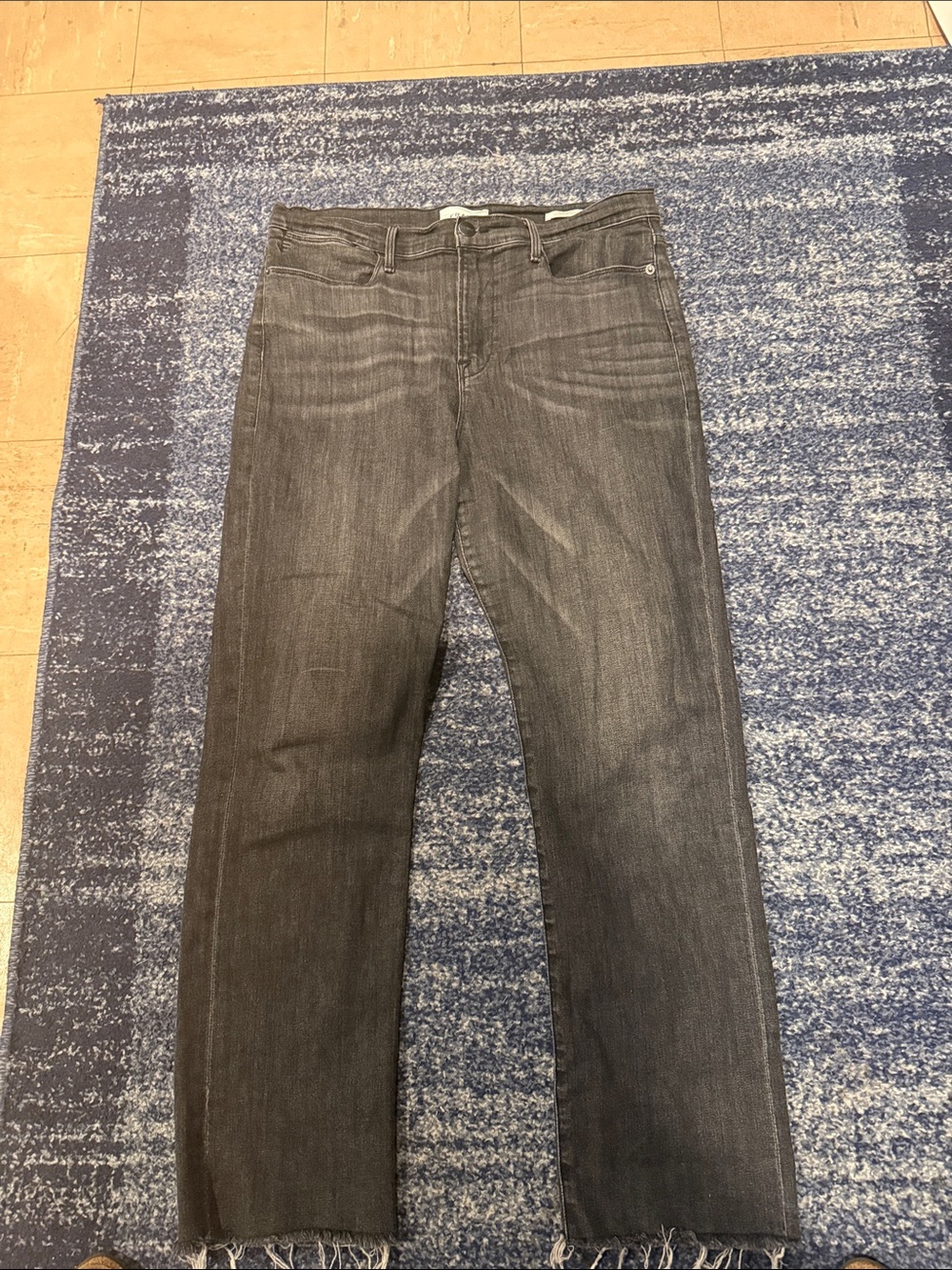 Frame Denim Charcoal Le High straight